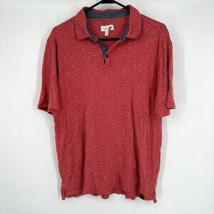 Fundamental Coast Red Polo‎ Size Large